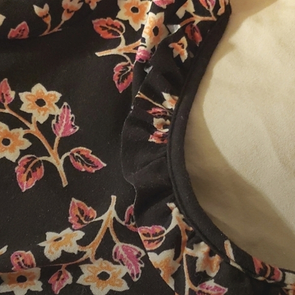 [Trixxi]  Floral Cold Shoulder Dress  Size Large - Picture 12 of 13